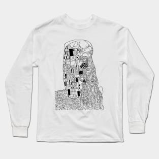 the kiss by gustav klimt Long Sleeve T-Shirt